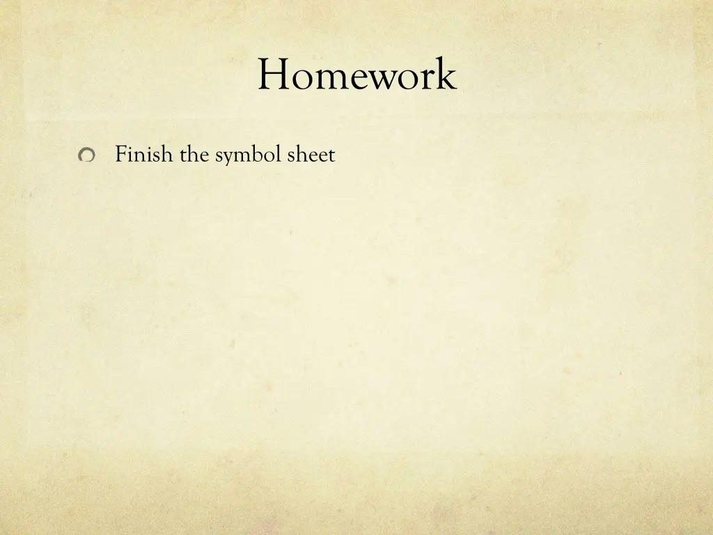 homework