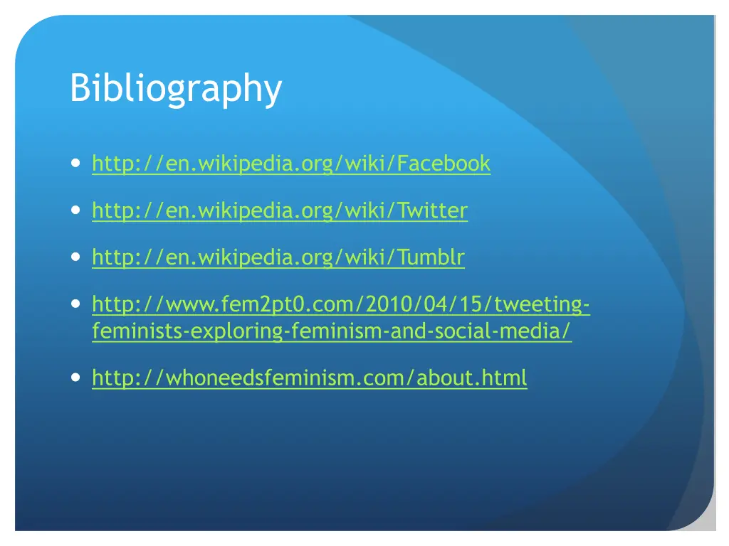 bibliography