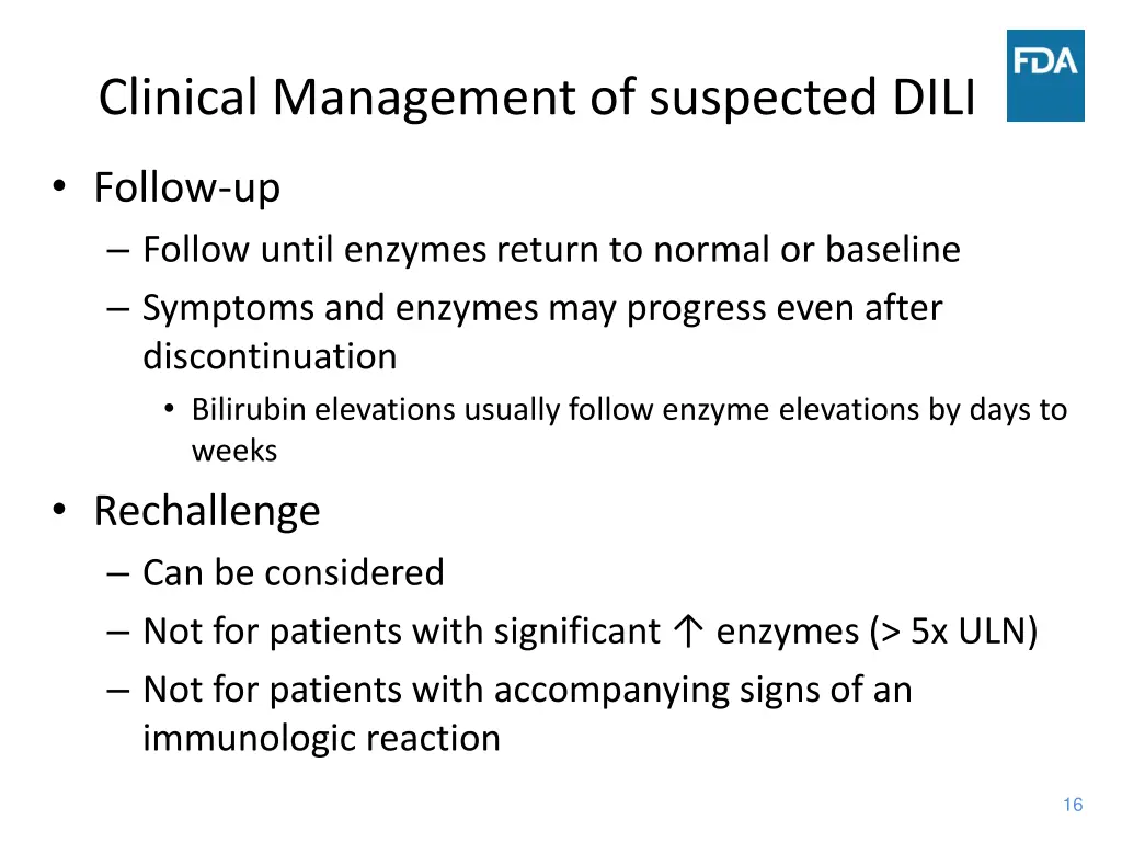 clinical management of suspected dili 1