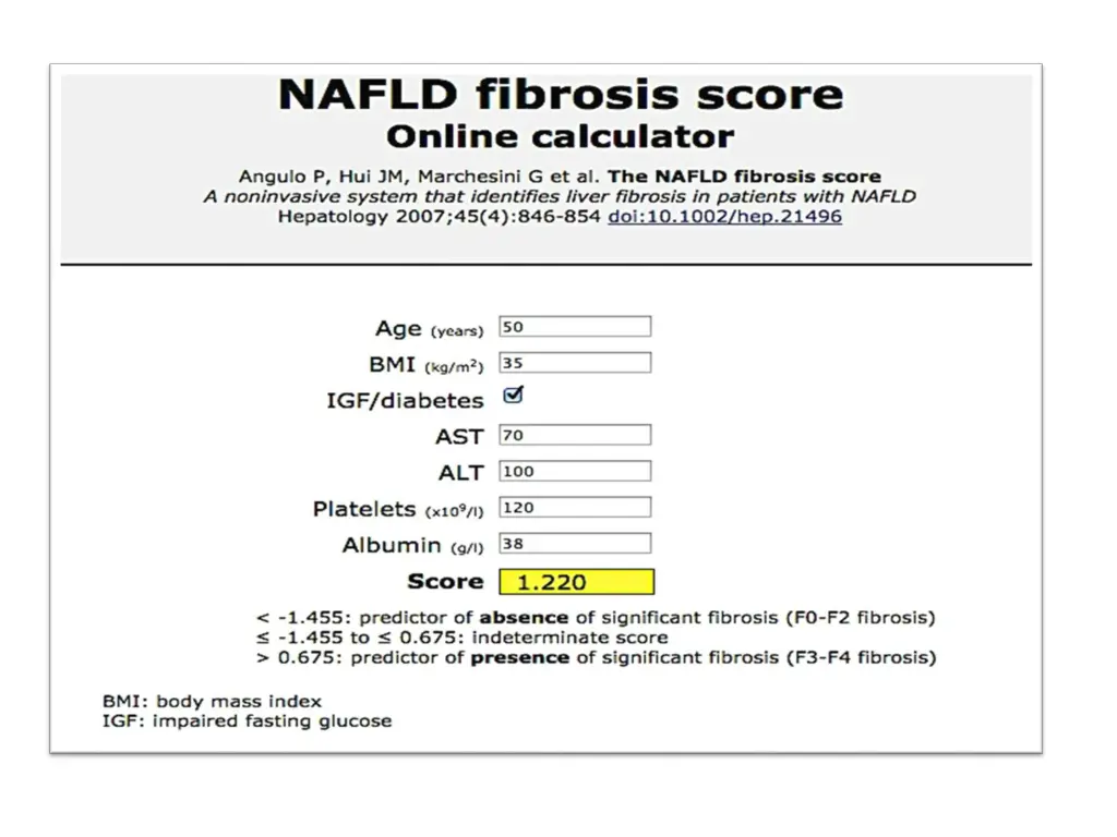 nafld fibrosis score