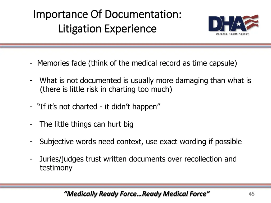 importance of documentation importance