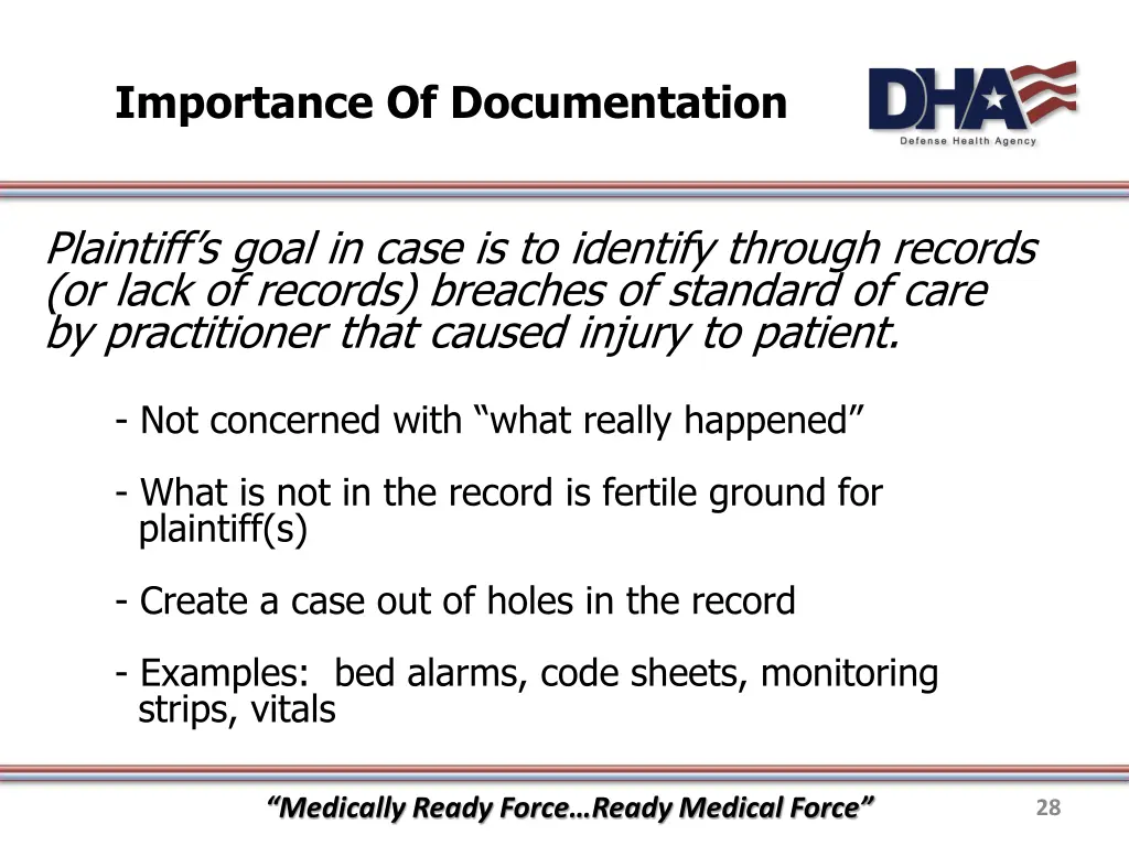 importance of documentation