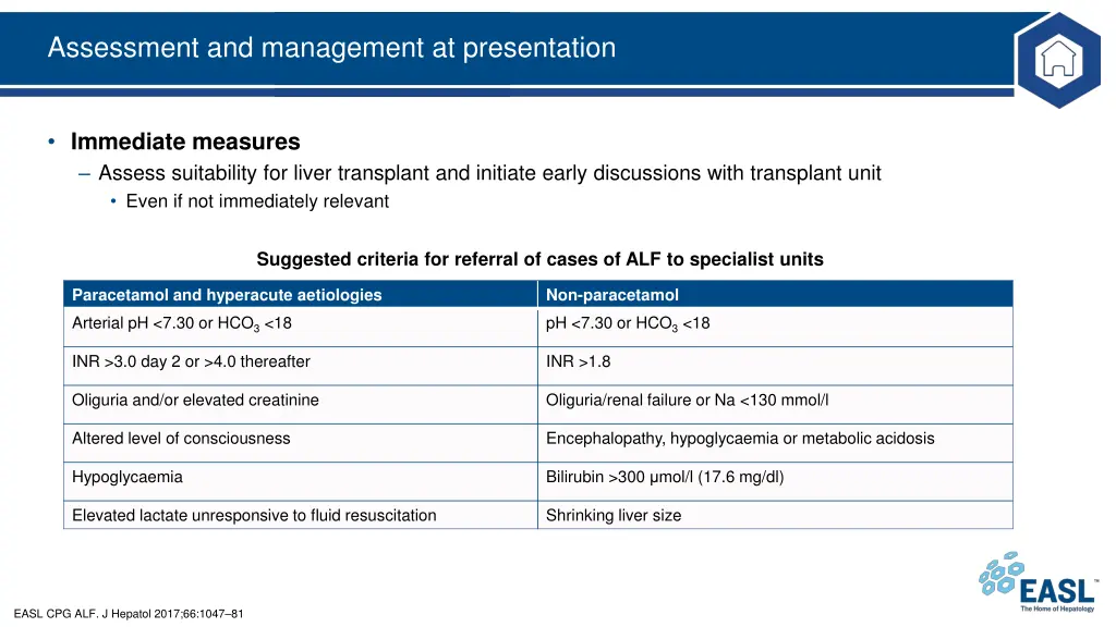 assessment and management at presentation 3