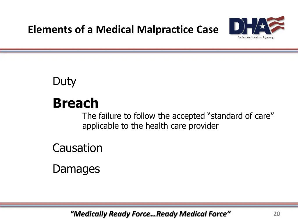 elements of a medical malpractice case 2