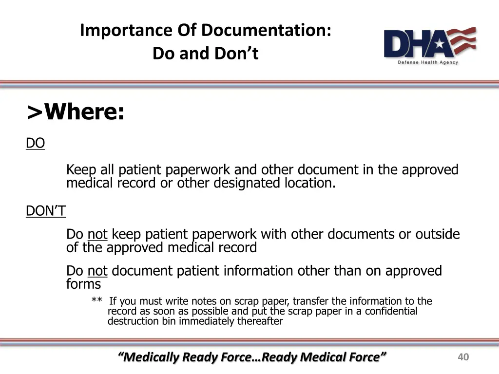 importance of documentation do and don t 3