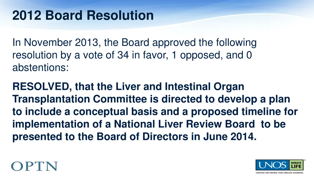 2012 board resolution