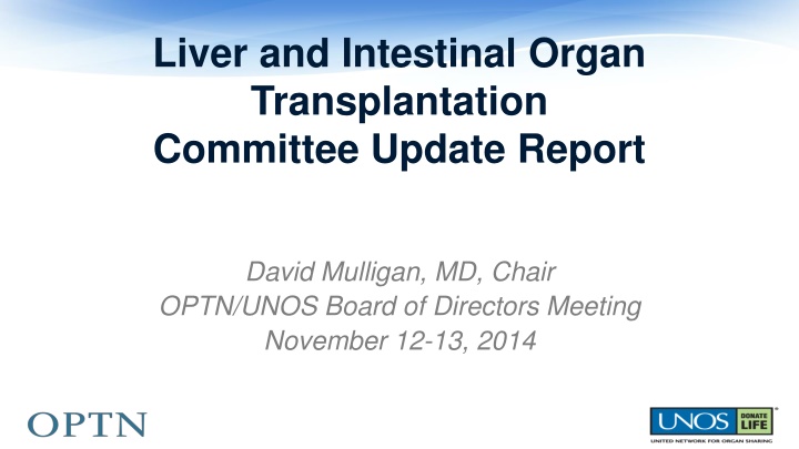 liver and intestinal organ transplantation