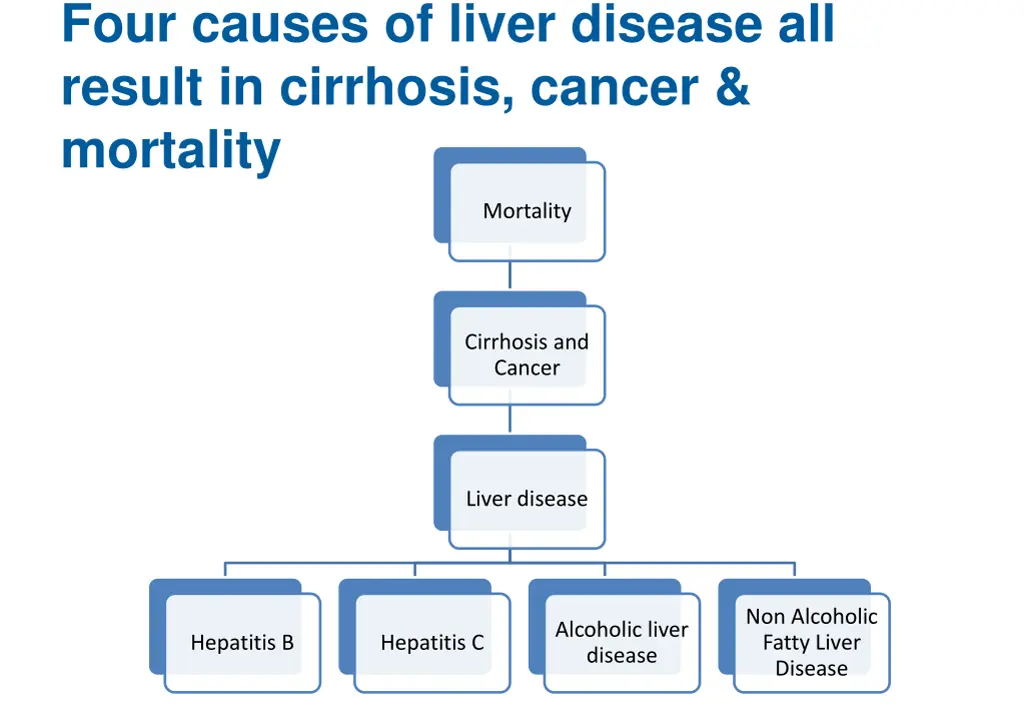 four causes of liver disease all result