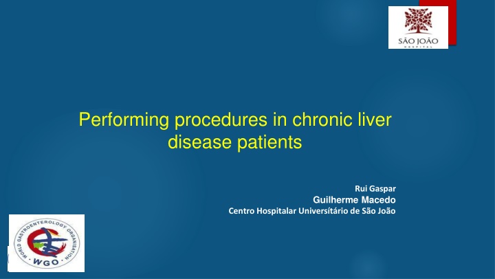 performing procedures in chronic liver disease