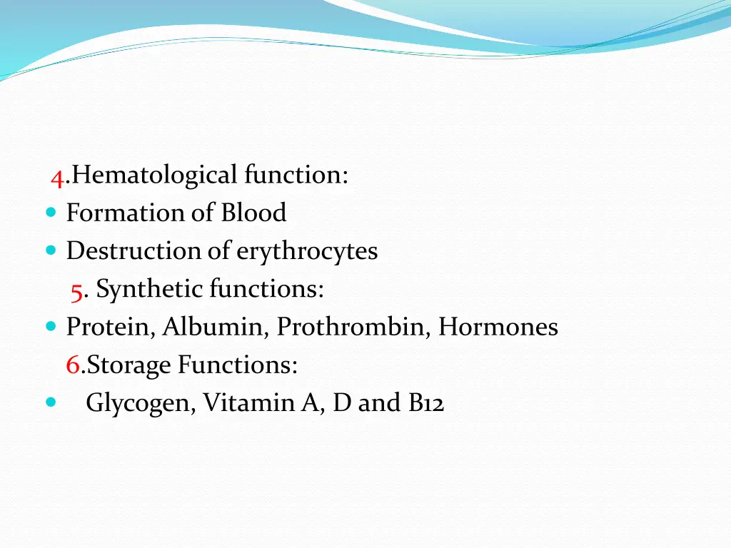 4 hematological function formation of blood