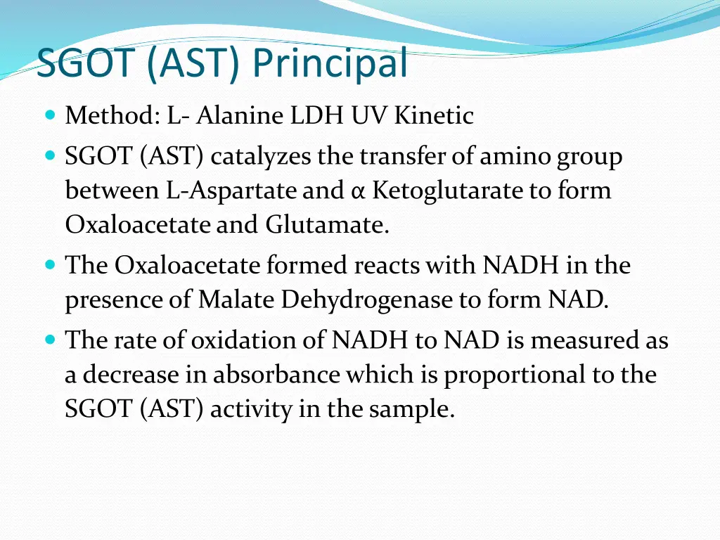 sgot ast principal