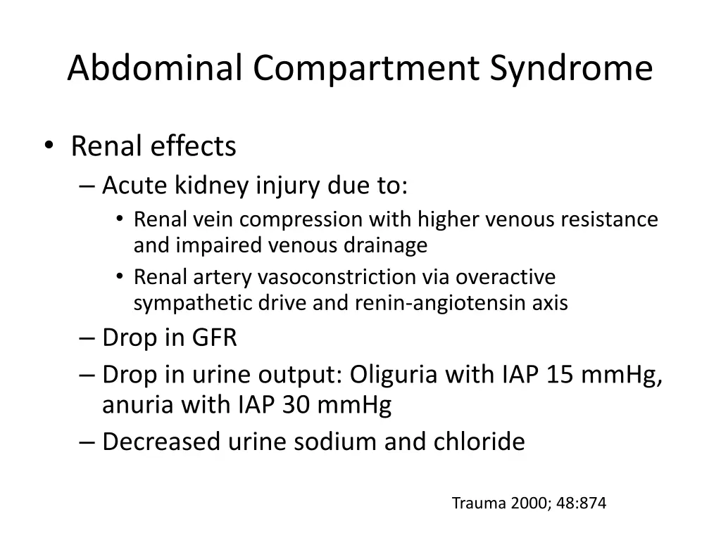 abdominal compartment syndrome 2