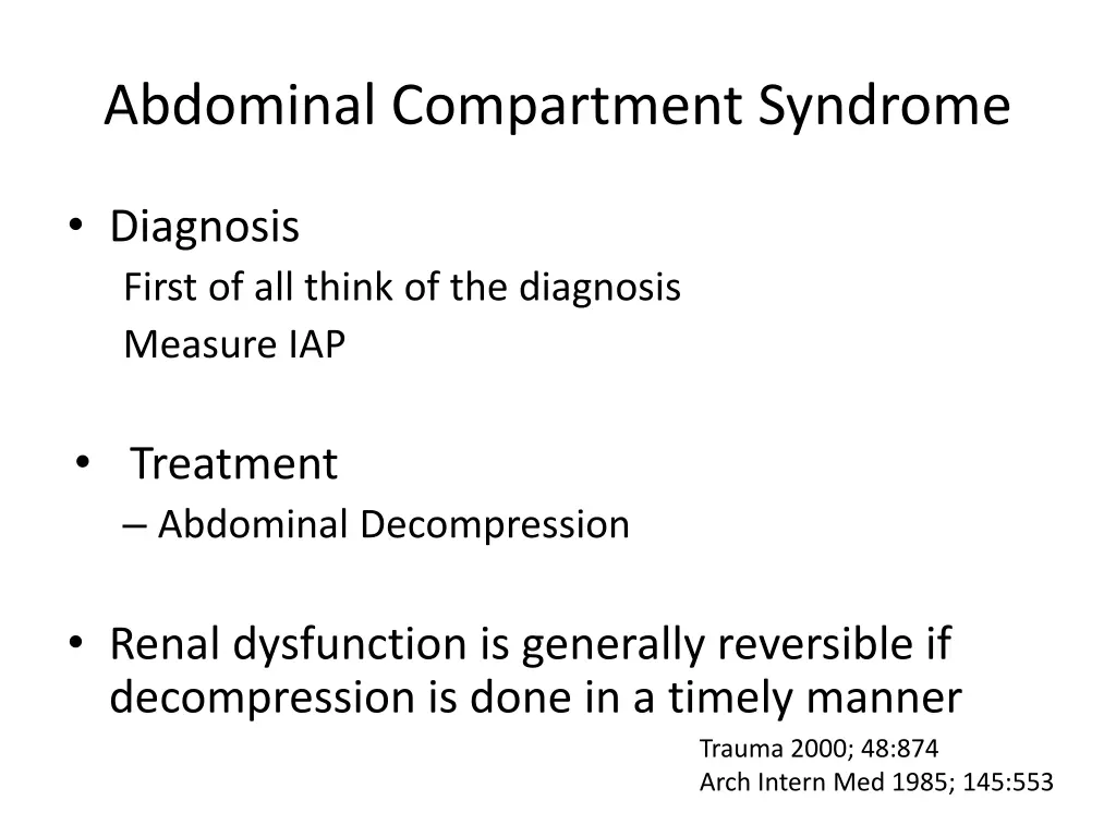 abdominal compartment syndrome 4