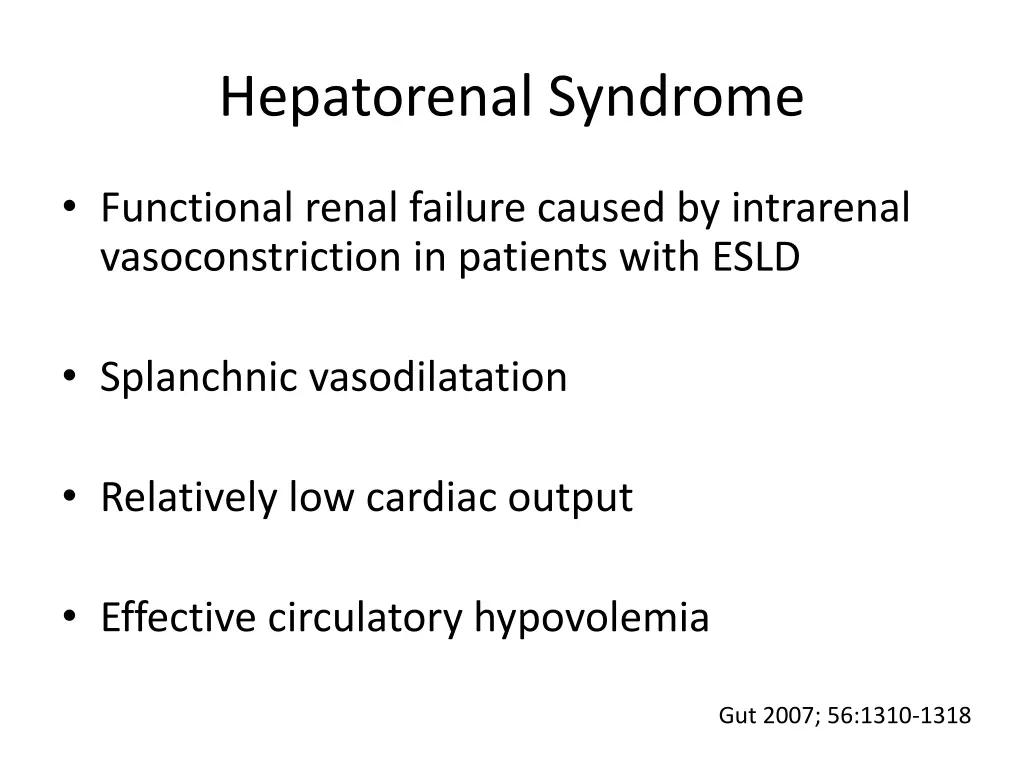 hepatorenal syndrome