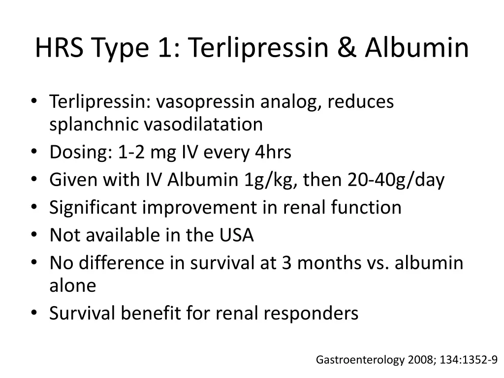 hrs type 1 terlipressin albumin