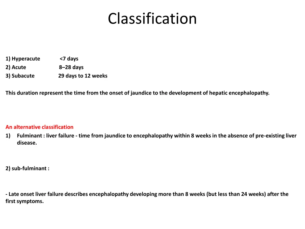 classification