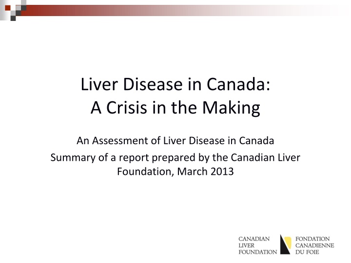 liver disease in canada a crisis in the making