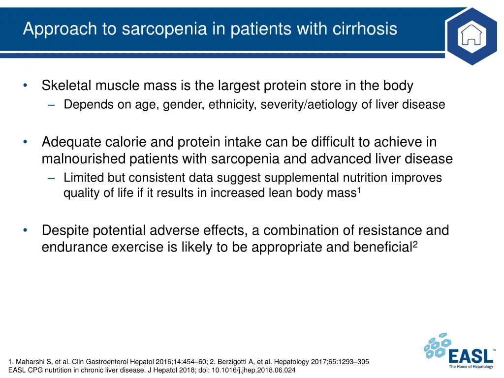 approach to sarcopenia in patients with cirrhosis