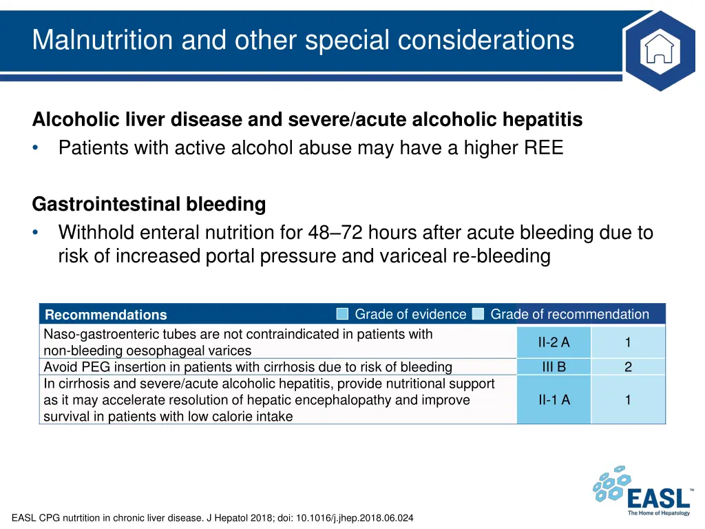 malnutrition and other special considerations