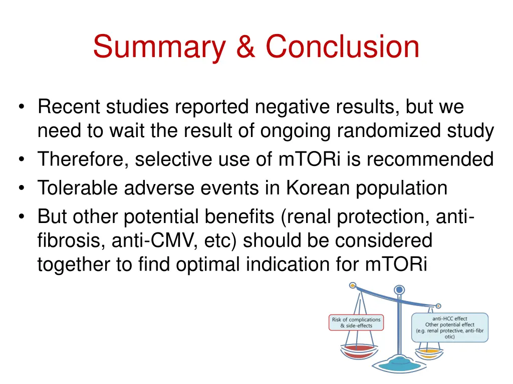 summary conclusion