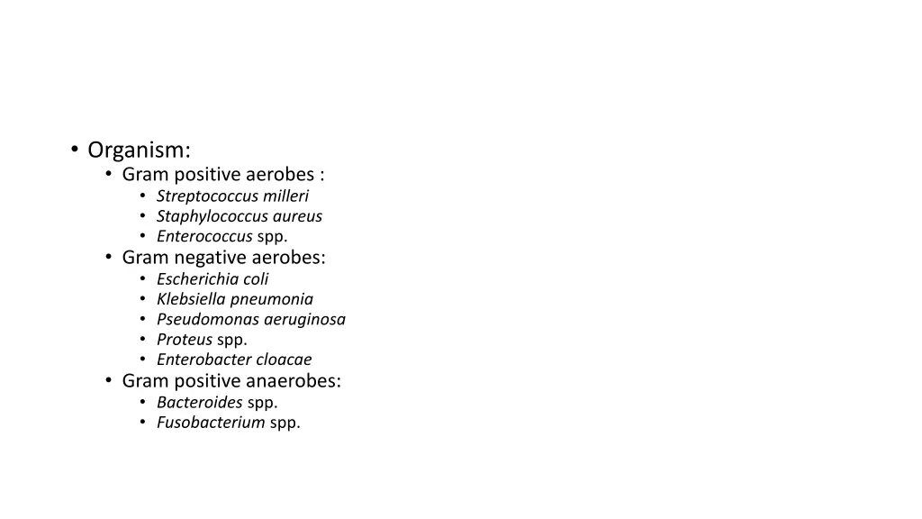 organism gram positive aerobes streptococcus