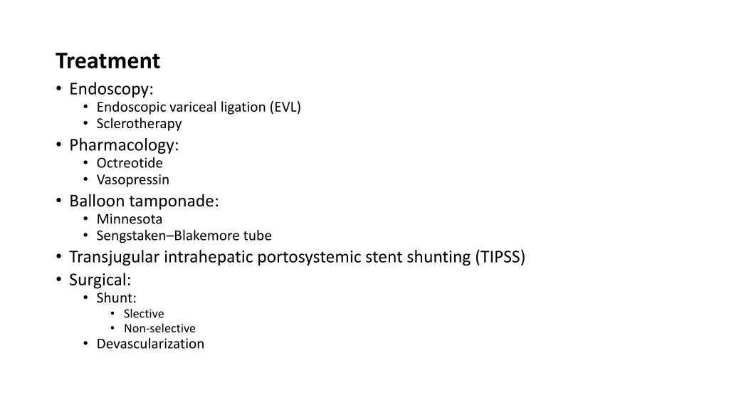 treatment endoscopy endoscopic variceal ligation