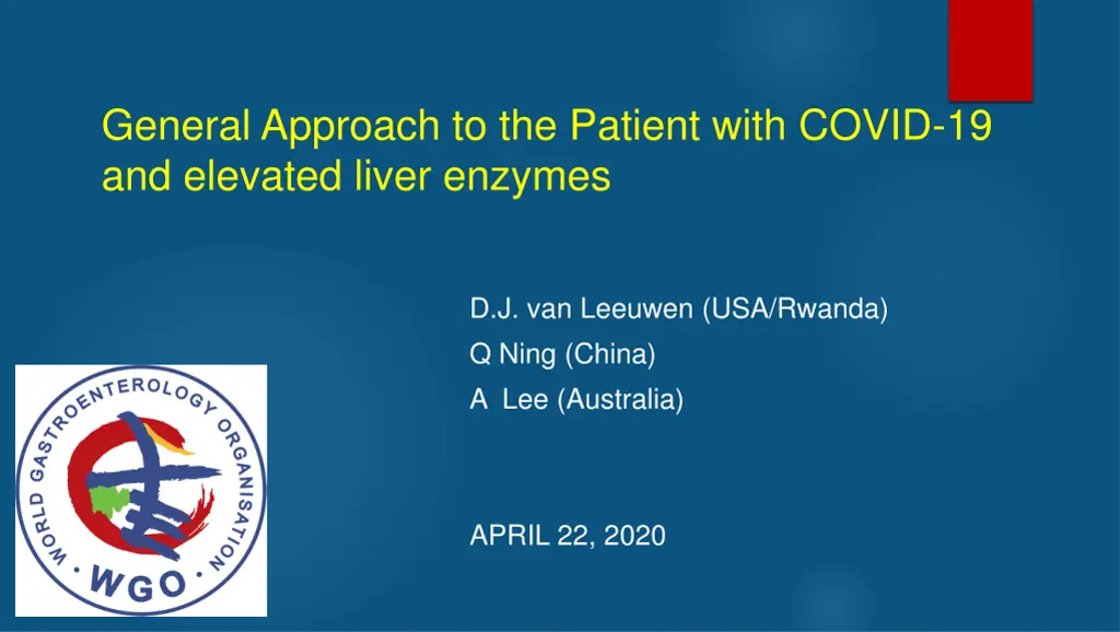 general approach to the patient with covid