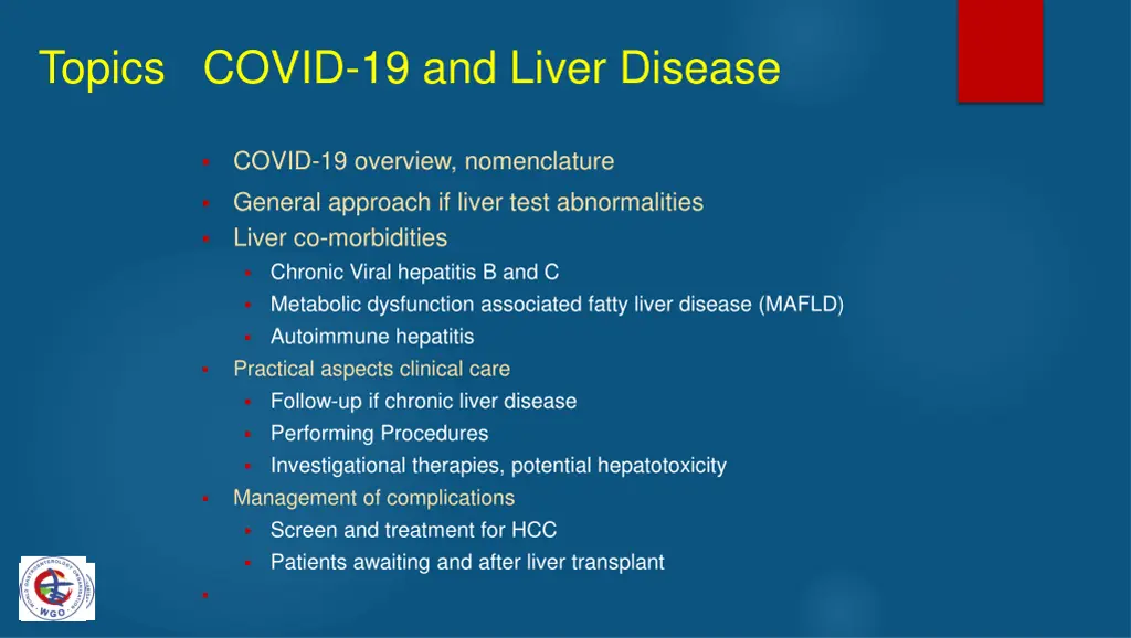 topics covid 19 and liver disease