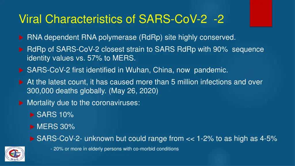 viral characteristics of sars cov 2 2