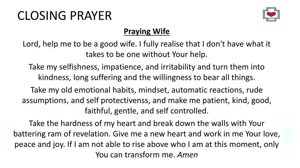 closing prayer 1