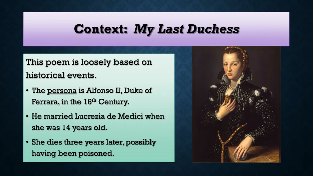 context my last duchess