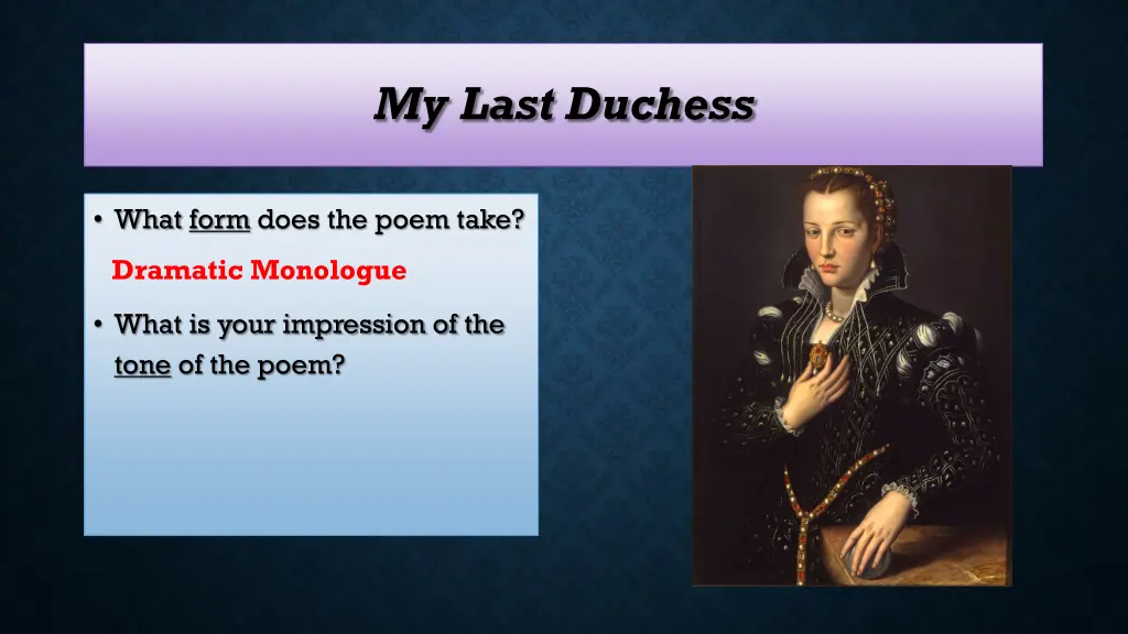 my last duchess 2