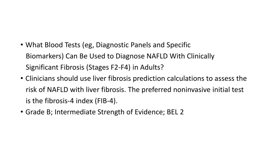 what blood tests eg diagnostic panels