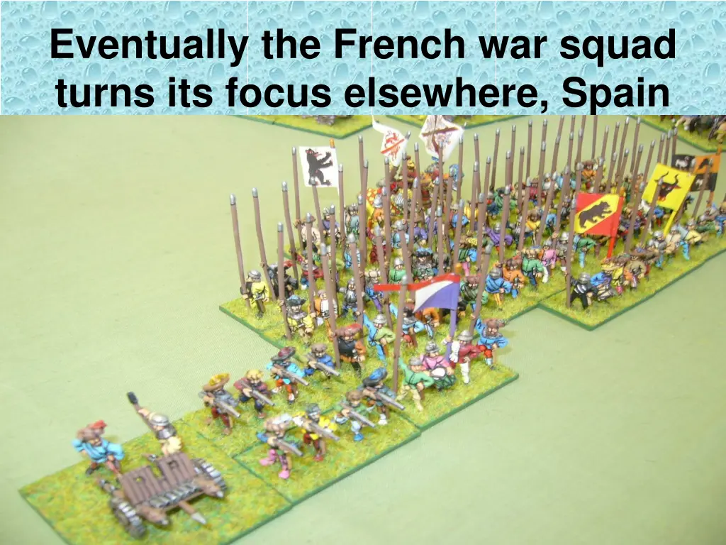 eventually the french war squad turns its focus