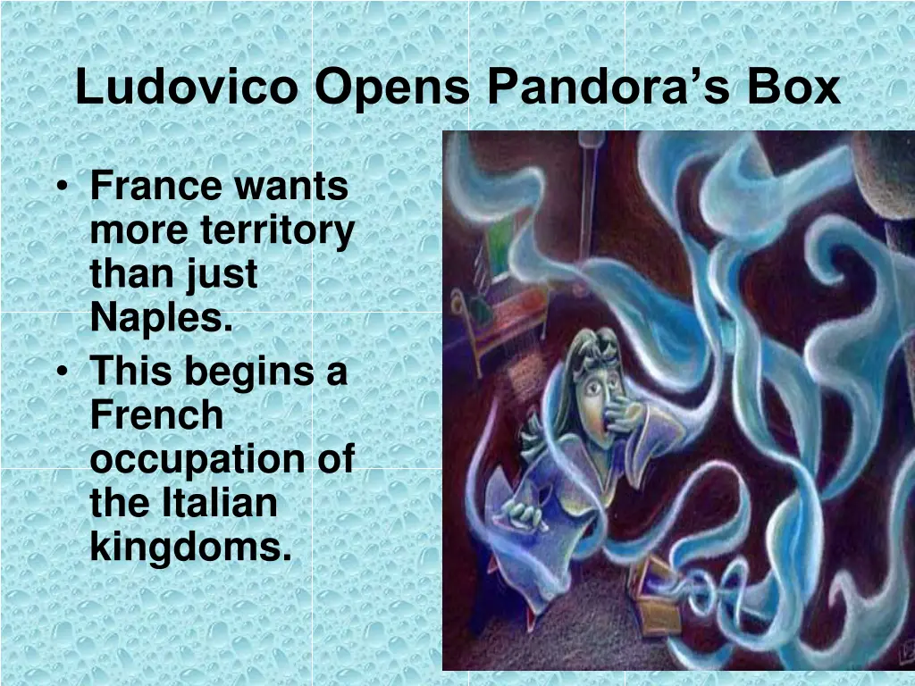 ludovico opens pandora s box