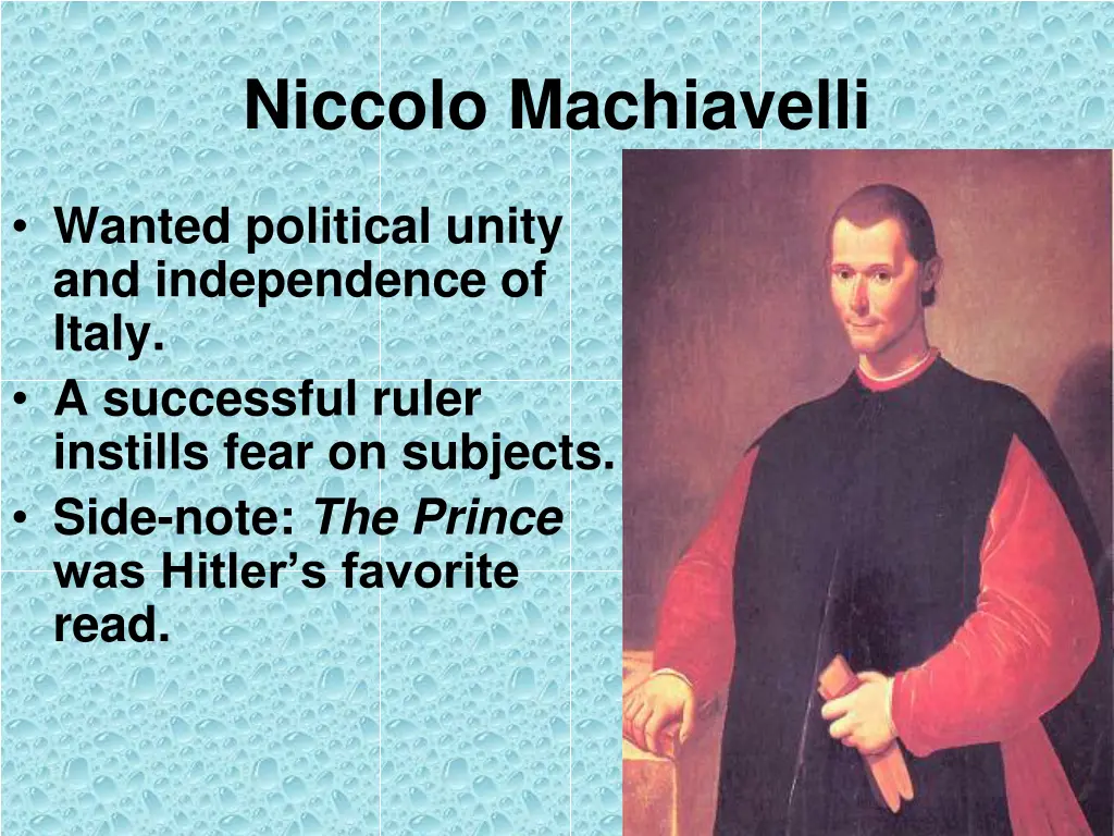 niccolo machiavelli