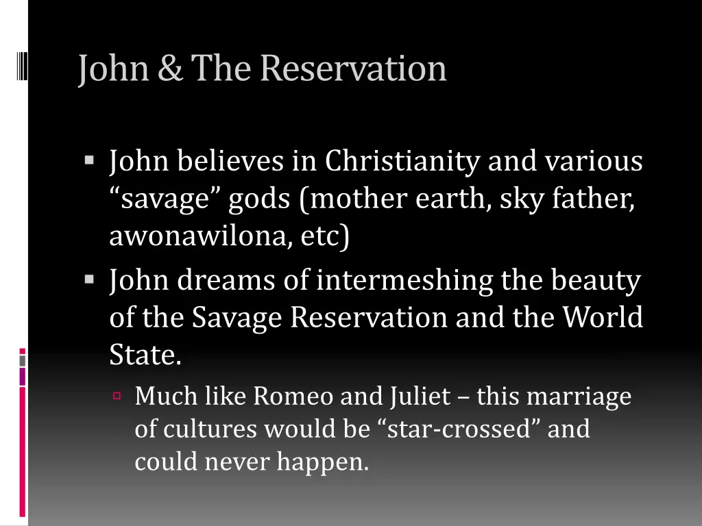 john the reservation