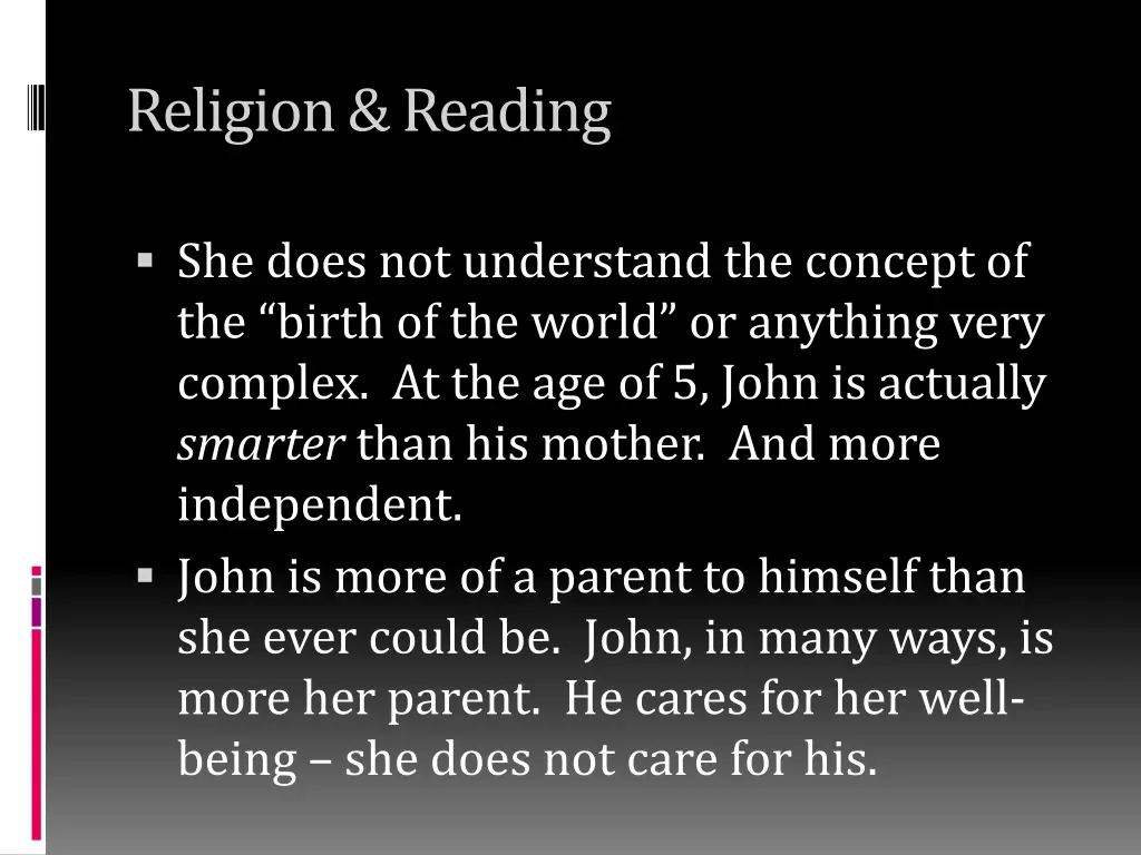 religion reading 1