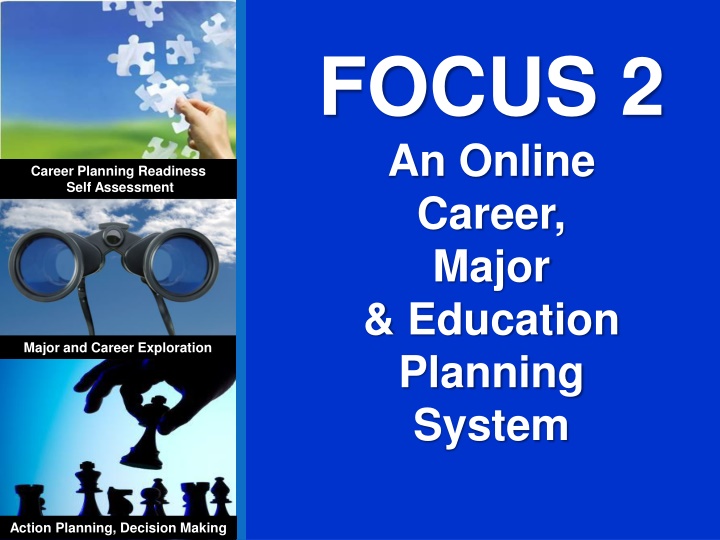 focus 2 an online career major education planning