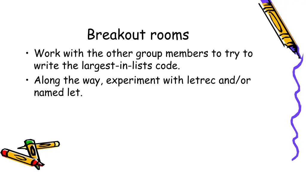 breakout rooms