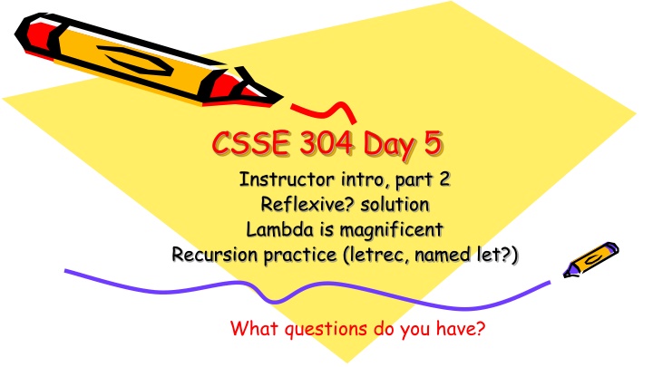 csse 304 day 5 instructor intro part 2 reflexive