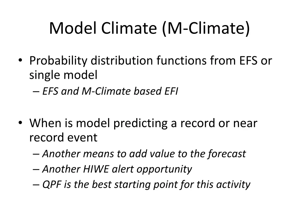 model climate m climate