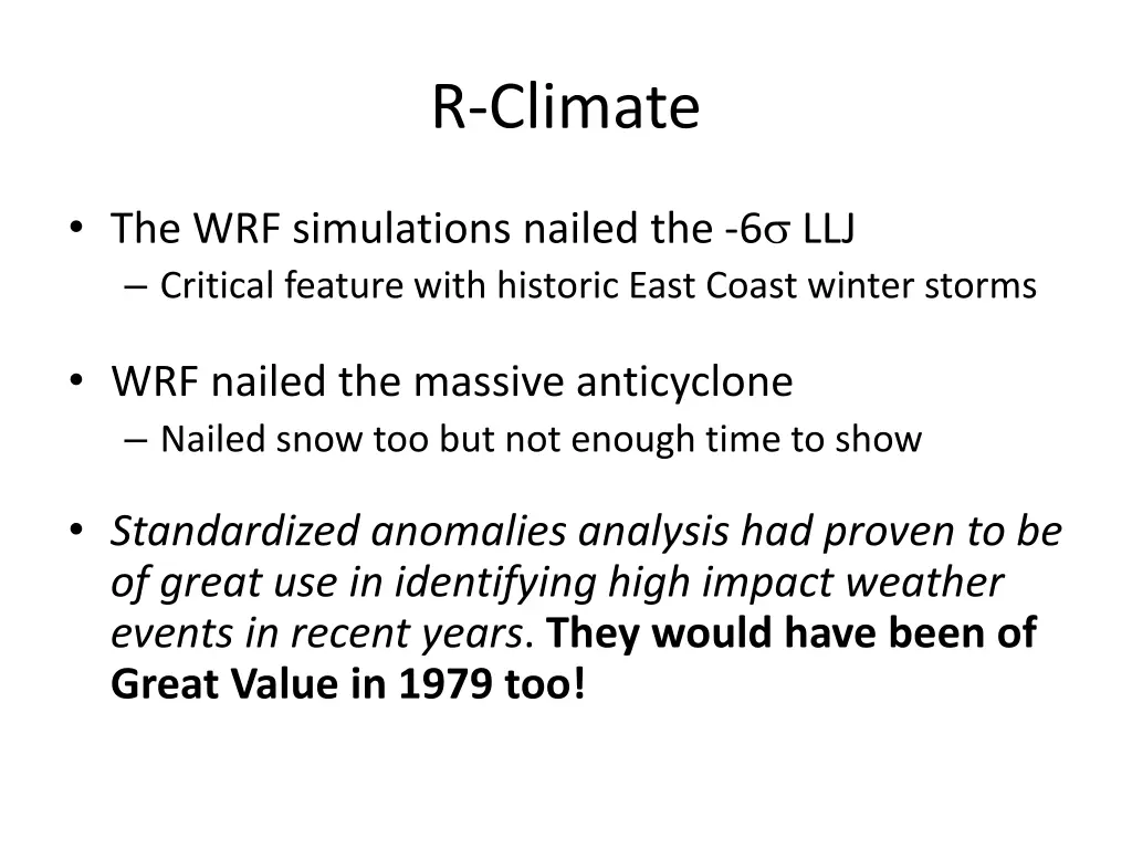 r climate