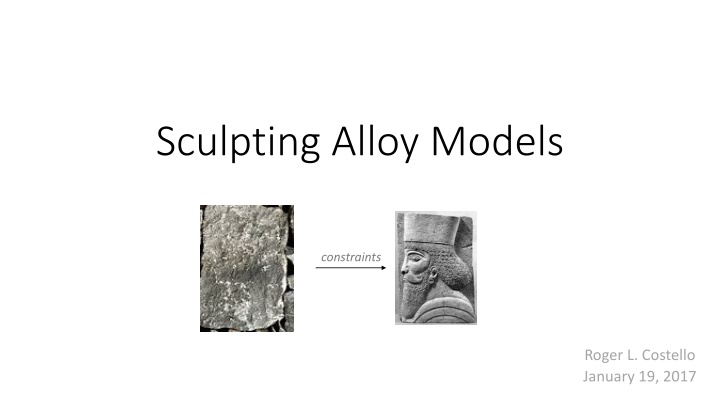 sculpting alloy models