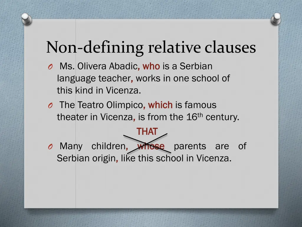 non defining relative clauses o ms olivera abadic