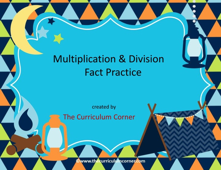 multiplication division fact practice