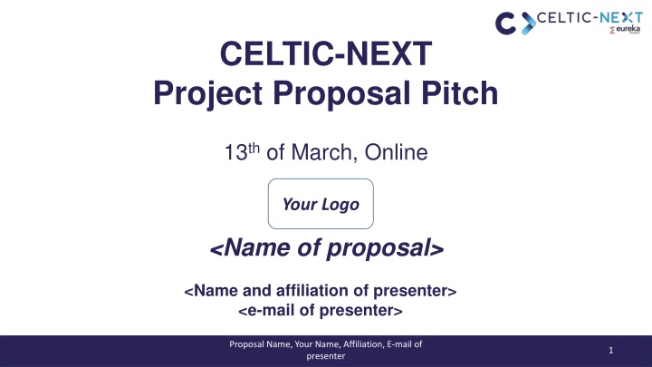 celtic next project proposal pitch