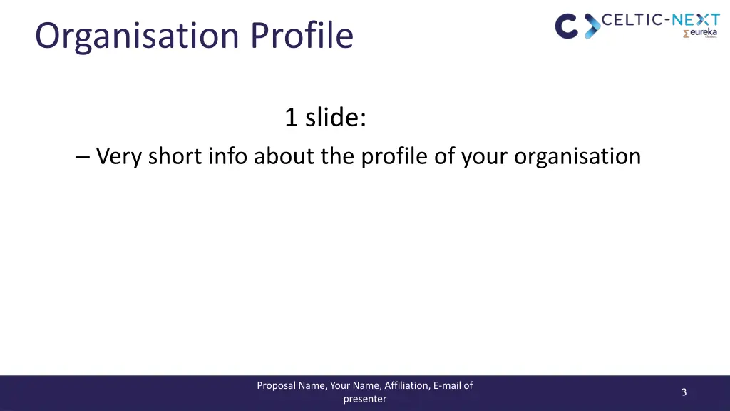 organisation profile