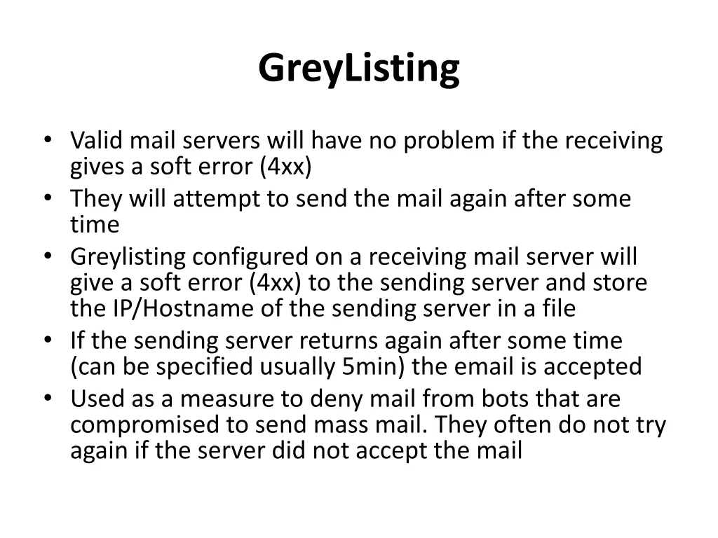 greylisting