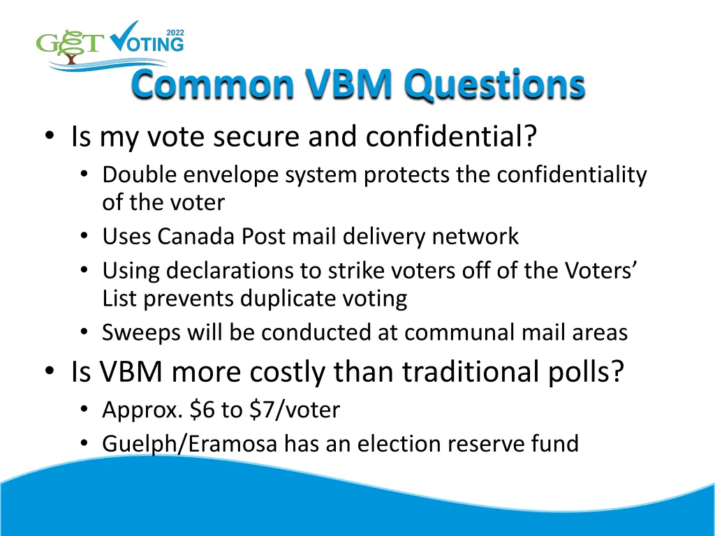 common vbm questions is my vote secure